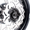 KKE 17 Inch Supermoto Rims for Honda CRF250R 04-13 CRF450R 02-12 Black