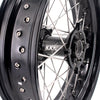 KKE 17 Inch Supermoto Rims for Honda CRF250R 04-13 CRF450R 02-12 Black