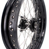 KKE 17 Inch Supermoto Rims for Honda CRF250R 04-13 CRF450R 02-12 Black