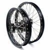 KKE 21 & 19 Wheels for HUSQVARNA TE TC FE FC SMR TXC 2000-2013 Black