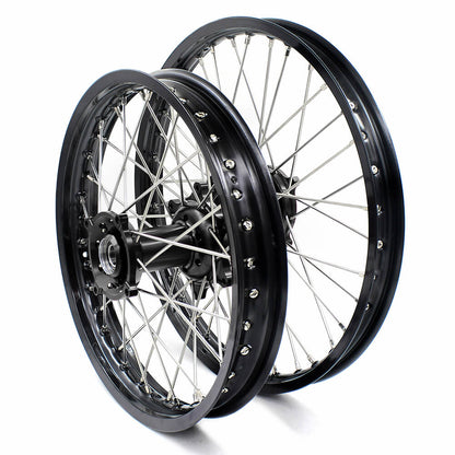 KKE 21 & 19 Wheels for HUSQVARNA TE TC FE FC SMR TXC 2000-2013 Black