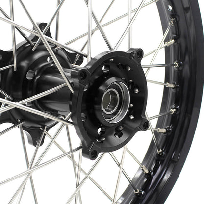 KKE 21 & 19 Wheels for HUSQVARNA TE TC FE FC SMR TXC 2000-2013 Black