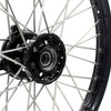 KKE 21 & 19 Wheels for HUSQVARNA TE TC FE FC SMR TXC 2000-2013 Black