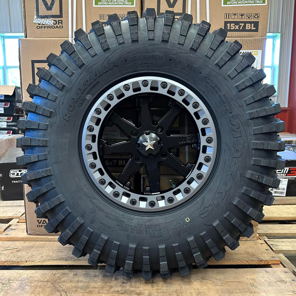 MSA LOK2 beadlock 14x7 0mm Maxxis Roxxzilla kit