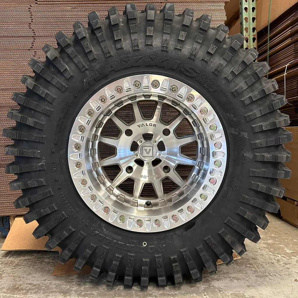 Valor Offroad V09 beadlock 15x10 0mm Maxxis Roxxzilla kit