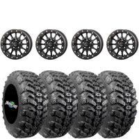 Frontline 223 Beadlocks Matte Black mounted on Interco Sniper 920's (4)
