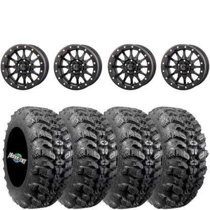 Frontline 223 Beadlocks Matte Black mounted on Interco Sniper 920's (4)