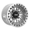 Metal FX Slayer R 15x10 Raw Machined Beadlocks on Maxxis Roxxzilla Tires – Mounted UTV Kit