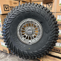 METAL FX DELTA BEADLOCK GUNMETAL/CONTRAST CUT ON Journey Rock Poison tires