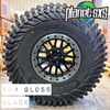 System 3 SB9 Gloss Black 4/156 beadlocks on Obor Roc Scrapers 35x10-15