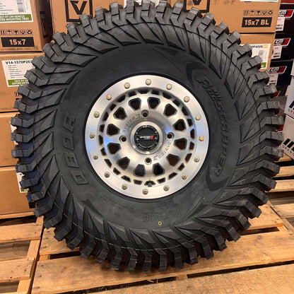 System 3 Machined SB6 beadlocks mounted on Obor Roc Scrapers Set of (4)