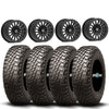 Valor Offroad V06 Beadlock Wheels (5x4.5) on BFGoodrich KM3 Tires – UTV Wheel & Tire Kit