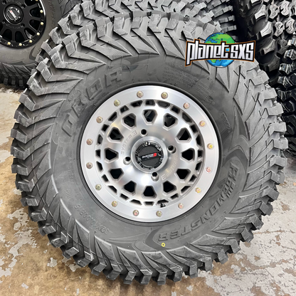 System 3 Machined SB6 beadlocks mounted on Obor Roc Scrapers Set of (4)