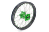 KKE 1.6*21 & 2.15*19 Wheels Rims Fit Kawasaki KX450 2019-2025 KX450X 2021-2025 Green Nipples