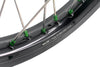 KKE 1.6*21 & 2.15*19 Wheels Rims Fit Kawasaki KX450 2019-2025 KX450X 2021-2025 Green Nipples