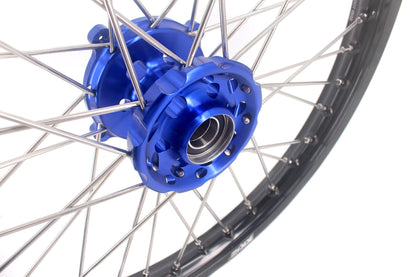 KKE 1.6*21 & 2.15*19 Wheels Rims Fit Kawasaki KX450 2019-2025 KX450X 2021-2025 Blue Hubs