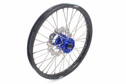 KKE 21 & 18 Motorcycle Dirt Wheels For KAWASAKI KX125 KX250 1993-2002 Blue Hub Disc