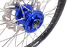 KKE 21 & 18 Motorcycle Dirt Wheels For KAWASAKI KX125 KX250 1993-2002 Blue Hub Disc