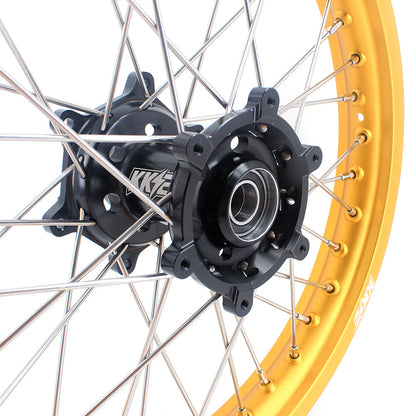 KKE 21 & 19 Dirt Bike Gold Rims for Suzuki RM125 2001-2007 RM250 2008