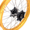 KKE 21 & 19 MX Gold Rims for Suzuki RM125 RM250 1996-2000 Black Hub