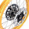 KKE 21 & 19 MX Gold Rims for Suzuki RM125 RM250 1996-2000 Black Hub
