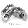 KKE BILLET CNC FOOTPEGS FOR YAMAHA YZ85 YZ125 YZ250 YZ426F YZ450F WR250F WR450F BLUE BLACK SILVER OPTIONAL