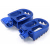 KKE BILLET CNC FOOTPEGS FOR YAMAHA YZ85 YZ125 YZ250 YZ426F YZ450F WR250F WR450F BLUE BLACK SILVER OPTIONAL