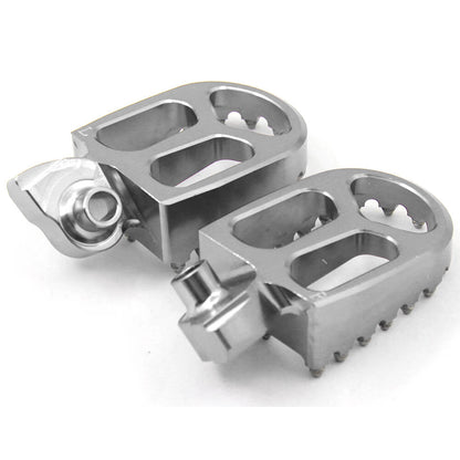 KKE BILLET CNC FOOTPEGS FOR YAMAHA YZ85 YZ125 YZ250 YZ426F YZ450F WR250F WR450F BLUE BLACK SILVER OPTIONAL
