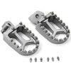 KKE BILLET CNC FOOTPEGS FOR YAMAHA YZ85 YZ125 YZ250 YZ426F YZ450F WR250F WR450F BLUE BLACK SILVER OPTIONAL