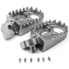 KKE BILLET CNC FOOTPEGS FOR YAMAHA YZ85 YZ125 YZ250 YZ426F YZ450F WR250F WR450F BLUE BLACK SILVER OPTIONAL