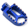 KKE BILLET CNC FOOTPEGS FOR YAMAHA YZ85 YZ125 YZ250 YZ426F YZ450F WR250F WR450F BLUE BLACK SILVER OPTIONAL