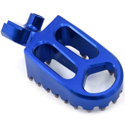 KKE BILLET CNC FOOTPEGS FOR YAMAHA YZ85 YZ125 YZ250 YZ426F YZ450F WR250F WR450F BLUE BLACK SILVER OPTIONAL