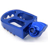 KKE BILLET CNC FOOTPEGS FOR YAMAHA YZ85 YZ125 YZ250 YZ426F YZ450F WR250F WR450F BLUE BLACK SILVER OPTIONAL