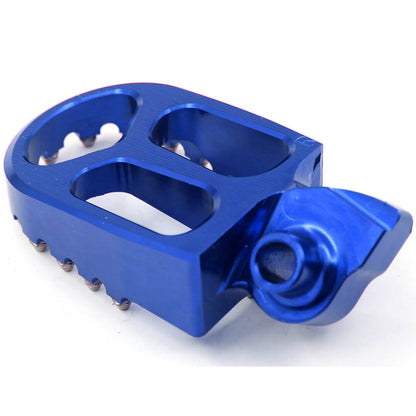KKE BILLET CNC FOOTPEGS FOR YAMAHA YZ85 YZ125 YZ250 YZ426F YZ450F WR250F WR450F BLUE BLACK SILVER OPTIONAL