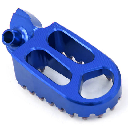 KKE BILLET CNC FOOTPEGS FOR YAMAHA YZ85 YZ125 YZ250 YZ426F YZ450F WR250F WR450F BLUE BLACK SILVER OPTIONAL