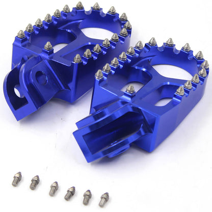 KKE CNC Footpegs for KTM SX SX-F XC  XC-F EXC EXC-F 2001-2015 Orange/Blue/Black/Silver