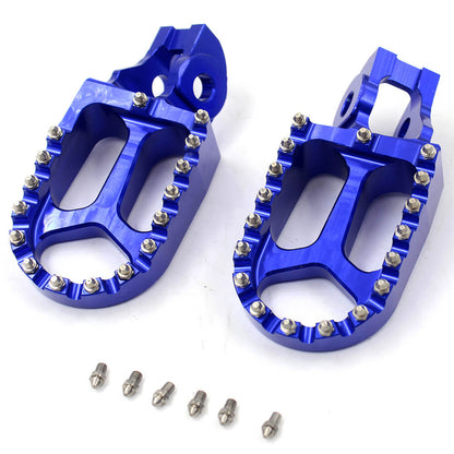 KKE CNC Footpegs Pedals for KTM SX SXF XC XCF 125 150 250 350 450 2016-2020 Orange/Blue/Black