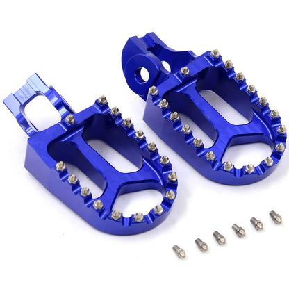 KKE CNC Footpegs Pedals for KTM SX SXF XC XCF 125 150 250 350 450 2016-2020 Orange/Blue/Black