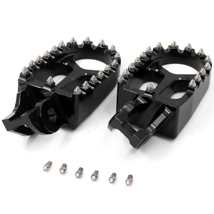 KKE CNC Footpegs Pedals for KTM SX SXF XC XCF 125 150 250 350 450 2016-2020 Orange/Blue/Black
