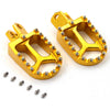 KKE CNC Billet Footpegs for SUZUKI DRZ400 DRZ400E DRZ400S DRZ400SM Gold/Blue/Black