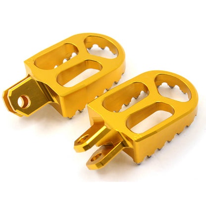 KKE CNC Billet Footpegs for SUZUKI DRZ400 DRZ400E DRZ400S DRZ400SM Gold/Blue/Black