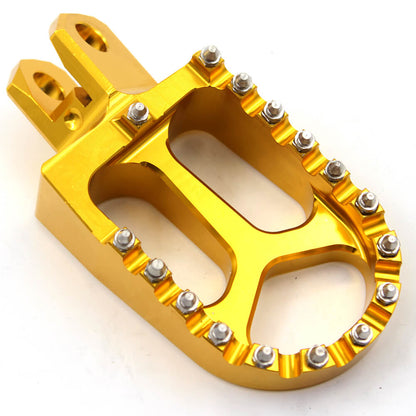 KKE CNC Billet Footpegs for SUZUKI DRZ400 DRZ400E DRZ400S DRZ400SM Gold/Blue/Black