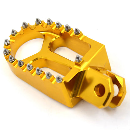 KKE CNC Billet Footpegs for SUZUKI DRZ400 DRZ400E DRZ400S DRZ400SM Gold/Blue/Black