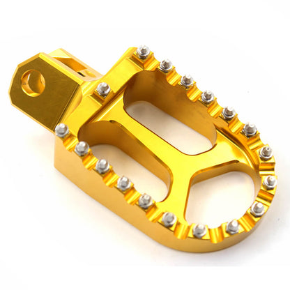 KKE CNC Billet Footpegs for SUZUKI DRZ400 DRZ400E DRZ400S DRZ400SM Gold/Blue/Black