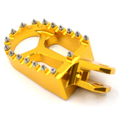 KKE CNC Billet Footpegs for SUZUKI DRZ400 DRZ400E DRZ400S DRZ400SM Gold/Blue/Black