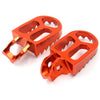 KKE CNC Footpegs Pedals for KTM SX SXF XC XCF 125 150 250 350 450 2016-2020 Orange/Blue/Black