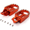 KKE CNC Footpegs Pedals for KTM SX SXF XC XCF 125 150 250 350 450 2016-2020 Orange/Blue/Black