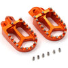 KKE CNC Footpegs for KTM SX SX-F XC  XC-F EXC EXC-F 2001-2015 Orange/Blue/Black/Silver