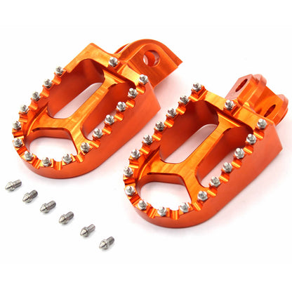 KKE CNC Footpegs for KTM SX SX-F XC  XC-F EXC EXC-F 2001-2015 Orange/Blue/Black/Silver