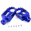 KKE CNC Billet Footpegs for SUZUKI DRZ400 DRZ400E DRZ400S DRZ400SM Gold/Blue/Black